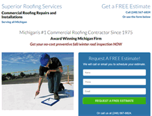 Tablet Screenshot of michiganroof.org